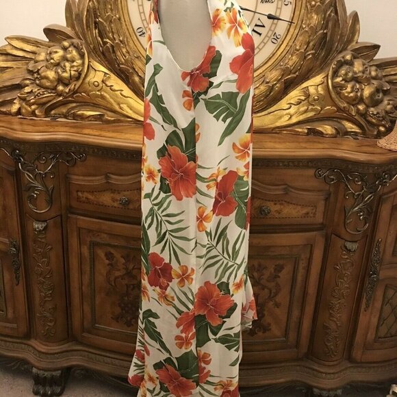 Beach Crew. ALOHA. MuuMuu, Hawaiian Sleeveless Sun Dress. Cover up. Size M.  B2 - Picture 4 of 5